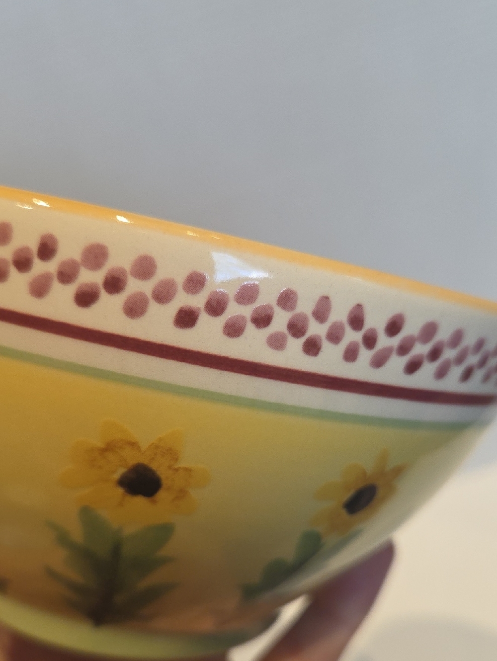 Pfaltzgraff Pistoulet By Jana Kolpen Sunflower Stoneware Bowl - Picture 4 of 7